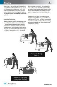 Massage Therapy Ebook sample pages